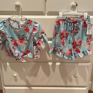 Girls Floral 2 Piece Set
